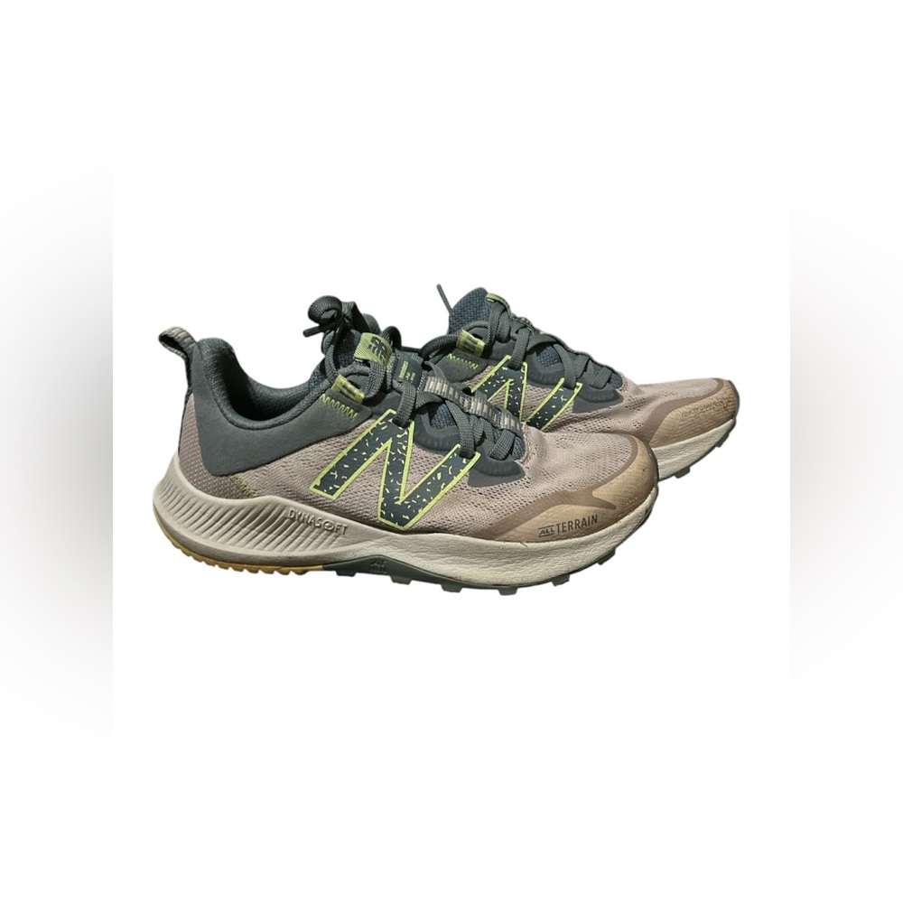 New Balance Gray and Green Sneakers - Picture 2 of 7